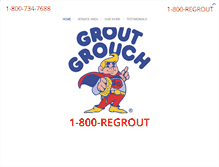 Tablet Screenshot of groutgrouch.com